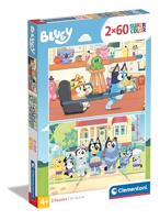 Clementoni legpuzzel super color bluey, 2x60st. - thumbnail