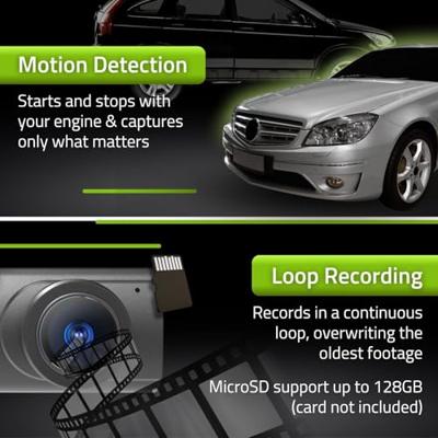 Nedis Dash Cam | 1080p@30fps | 2 MPixel | LCD | Nachtzicht | Zwart - DCAM1024BK Nedis Dash Cam | 1080p@30fps | 2 MPixel | LCD | Nachtzicht | Zwart - DCAM1024BK