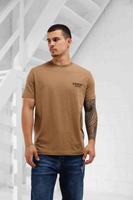 Iceberg 5C Felpa Logo T-Shirt Heren Bruin - Maat S - Kleur: Bruin | Soccerfanshop