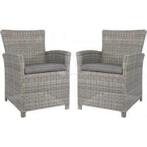 Tropez Smoke tuinstoel set van 2