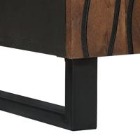 Media-opslagkasten en rekken met plank Anders met opslag Bruin 60 x 33.5 x 75 cm - thumbnail