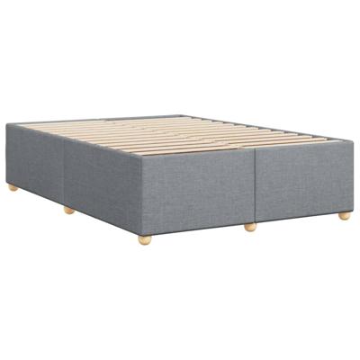 Bedframe zonder matras stof lichtgrijs 160x200 cm