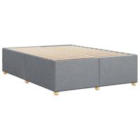 Bedframe zonder matras stof lichtgrijs 160x200 cm - thumbnail