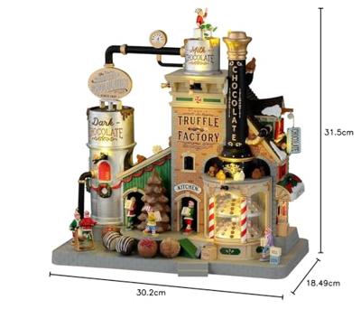 The Christmas Chocolatier Truffle Factory With 4.5V Adaptor Kerst LEMAX - Lemax The Christmas Chocolatier Truffle Factory With 4.5V Adaptor Kerst LEMAX - Lemax