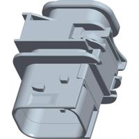 TE Connectivity 1-1703648-1 Male behuizing (board) HDSCS, MCP Totaal aantal polen: 7 Inhoud: 1 stuk(s) - thumbnail