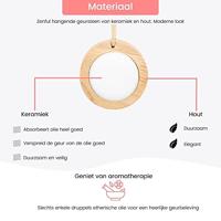 Geursteen met hanger - Aromastone hout - thumbnail