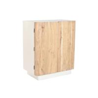 Flessenrek Home ESPRIT Wit Natuurlijk 85 x 50 x 100 cm - thumbnail