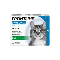 Frontline spot-on anti-vlooienmiddel voor de kat 3 pipetten - thumbnail