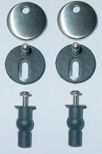 Wiesbaden Quick-Release zitting luxe bevestigingset compleet