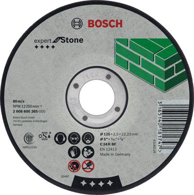 Bosch Accessories 2608600222 2608600222 Doorslijpschijf gebogen 125 mm 1 stuk(s) Graniet Bosch Accessories 2608600222 2608600222 Doorslijpschijf gebogen 125 mm 1 stuk(s) Graniet