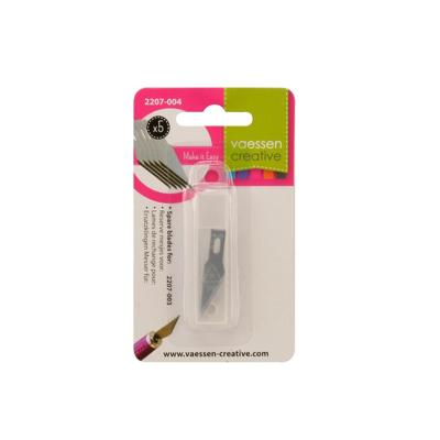 Vaessen Creative • reservemesjes voor softgrip hobbymes 5stuks