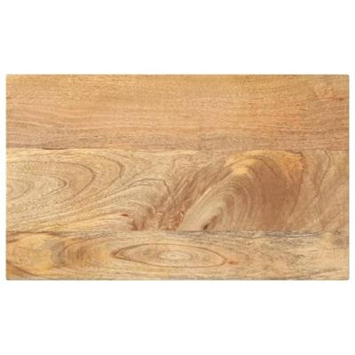 Tafelblad rechthoekig 40x20x3,8 cm massief mangohout