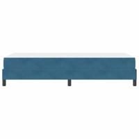 Boxspringbed met matras Donkerblauw 100 x 200 cm Fluweel - thumbnail