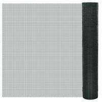 VidaXL Kippengaas 25x1 m gegalvaniseerd staal met pvc-coating groen - thumbnail