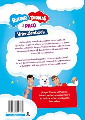 Rutger Thomas en Paco Vriendenboek Rutger Thomas en Paco Vriendenboek