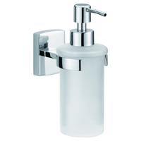 tesa klaam 40267-00000-00 Zeepdispenser 200 ml Chroom (glanzend), Wit (gesatineerd) - thumbnail