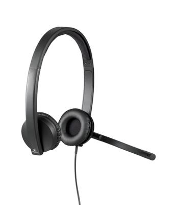 Hoofdtelefoon met Hoofdband Logitech 981-000575 Zwart - thumbnail