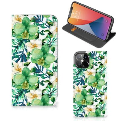 iPhone 12 Pro Max Smart Cover Orchidee Groen iPhone 12 Pro Max Smart Cover Orchidee Groen