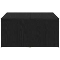 Salontafel Zwart eiken 90 x 67 x 33 cm Bewerkt hout - thumbnail