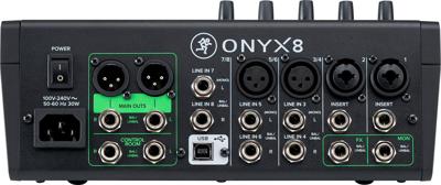 Mackie Onyx8 8-kanaals mengpaneel met USB-interface