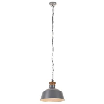 VidaXL Hanglamp industrieel e27 32 cm grijs