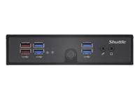 Shuttle XPC Slim Barebone DS50U, Intel Celeron 7305, 2X LAN (1x 2.5Gbit,1x 1Gbit), 1xCOM, 1xHDMI, 1xDP, 1x VGA, zonder ventilator, 24/7 continu gebruik - thumbnail