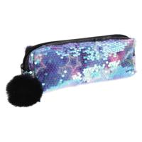Etui met Pailletten en Pompom - thumbnail