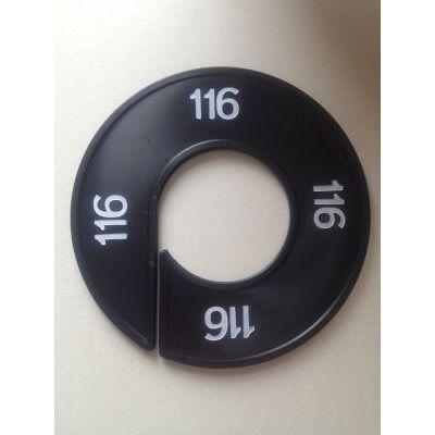 Maatring zwart/wit 116