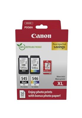 Canon PG-545XL & CL-546XL multipack & papier - thumbnail