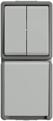 Siemens 5TA4815 Serieschakelaar Delta Grijs Schakelmateriaal 1 stuk(s) Siemens 5TA4815 Serieschakelaar Delta Grijs Schakelmateriaal 1 stuk(s)