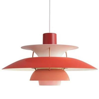 Louis Poulsen PH 5 Hanglamp - Rood