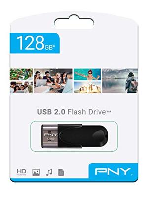 PNY Attaché 4 2.0 128GB USB flash drive USB Type-A Zwart