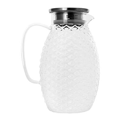 Krumble Karaf schubbenpatroon met filter - 1,5 L - Glas Krumble Karaf schubbenpatroon met filter - 1,5 L - Glas