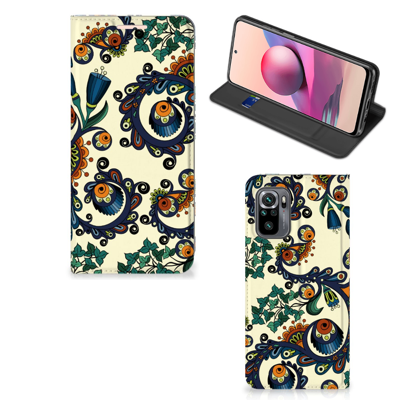 Telefoon Hoesje Xiaomi Redmi Note 10 4G | 10S | Poco M5s Barok Flower Telefoon Hoesje Xiaomi Redmi Note 10 4G | 10S | Poco M5s Barok Flower