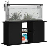 Aquariumstandaard 101x41x58 cm bewerkt hout zwart - thumbnail