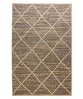 Boho&me Jute buitenkleed ruiten Sunny - naturel - 80x150 cm - thumbnail