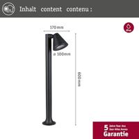 Paulmann 94735 Trian Poller Wegverlichting GU10 Antraciet - thumbnail