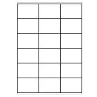 A4 etiketten 70 x 48 mm wit 100 vel Sorex - thumbnail