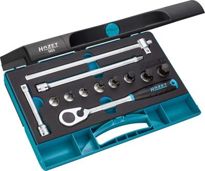 Hazet 985 Dopsleutelset Metrisch 1/2 (12.5 mm) 12-delig