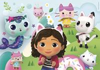 Clementoni puzzel gabby&apos;s poppenhuis, 2x60st. - thumbnail