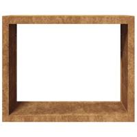 Haardhoutrek 100x40x80 cm cortenstaal - thumbnail