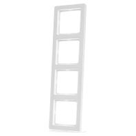 Berker Q.1 afdekraam 4-voudig polarwit