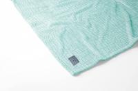 LINNICK Flanel Fleece Deken Croco - mint groen - 140x200cm - thumbnail