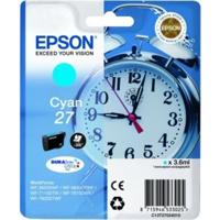 Epson Inktcartridge 27 Origineel Cyaan C 13 T 27024012 - thumbnail