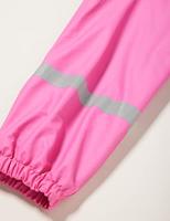 Playshoes regenbroek bretels fleece gevoerd Uni Fuchsia-116 - thumbnail