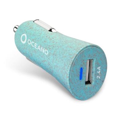 SBS eco-friendly Car Charger 12W blauw