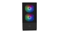 ATX/mATX Semi-toren doos Mars Gaming LED RGB LED RGB Micro ATX Kleur Zwart - thumbnail