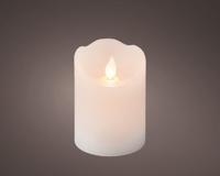 Led kaars wax vlam verlichting 10 cm wit - thumbnail