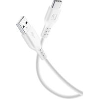 Vivanco 38570 2 m USB naar USB C-stekker mannelijk wit – USB-kabel (2 m, USB A, USB C, 2.0/3.0 (3.1 Gen 1), mannelijk/mannelijk, wit) - thumbnail