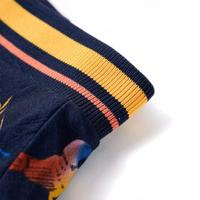 Kinderrokje vogelprint 92 marineblauw - thumbnail